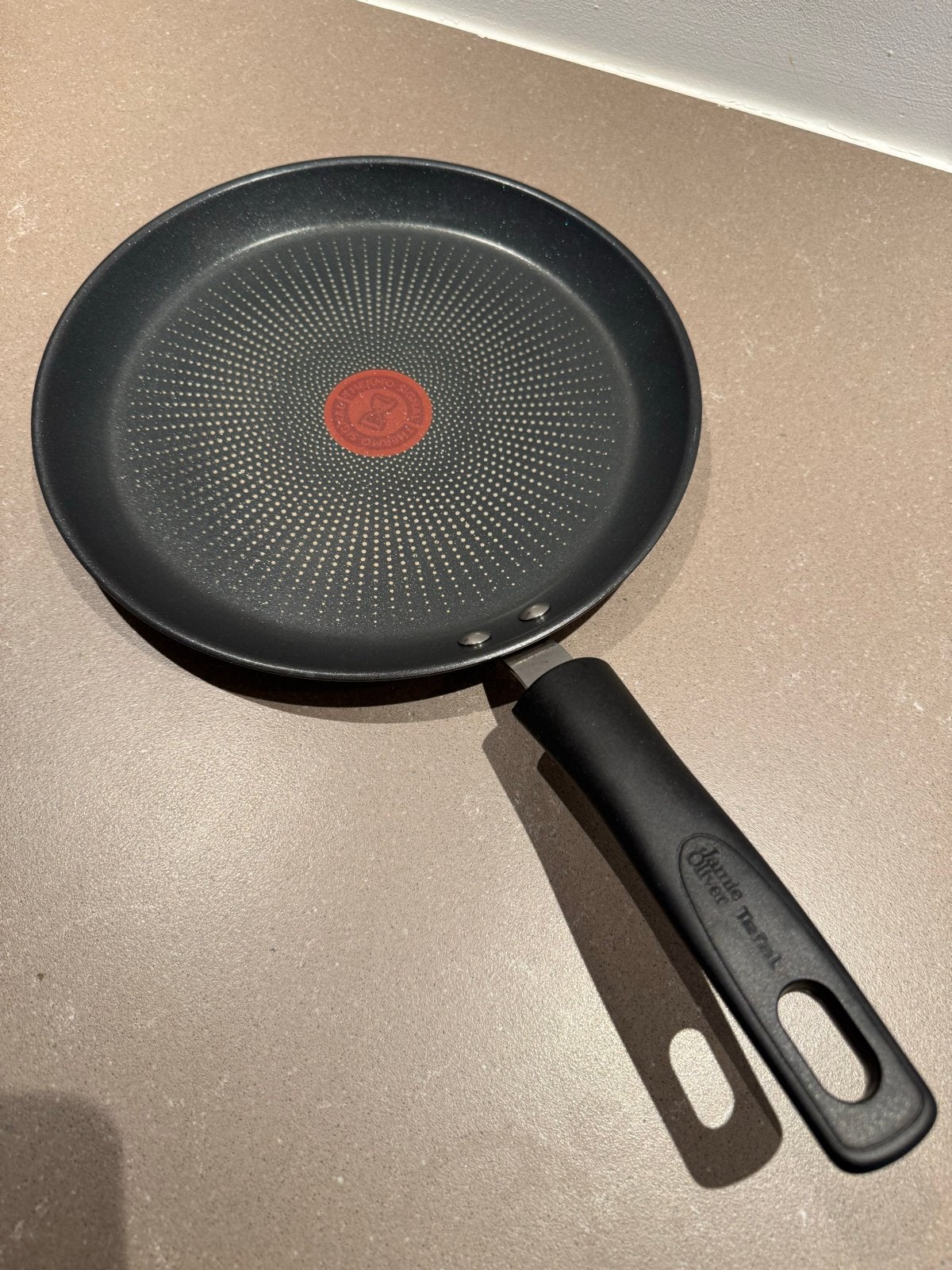 Jamie Oliver Tefal pannenkoekenpan - 1x gebruikt, Verzenden, Zo goed als nieuw