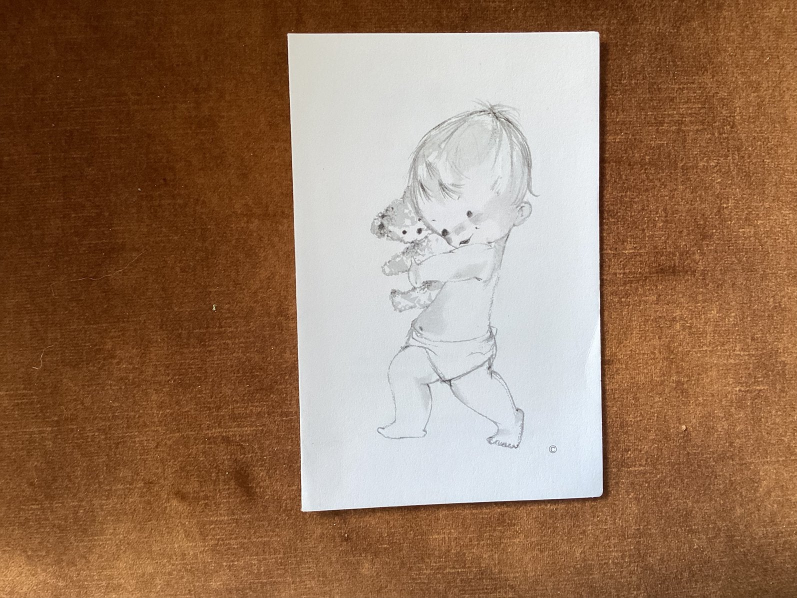 Esther. Kunst Adelt 96-1, Verzamelen, Ophalen of Verzenden, 1970 tot 1980, Geboortekaartje