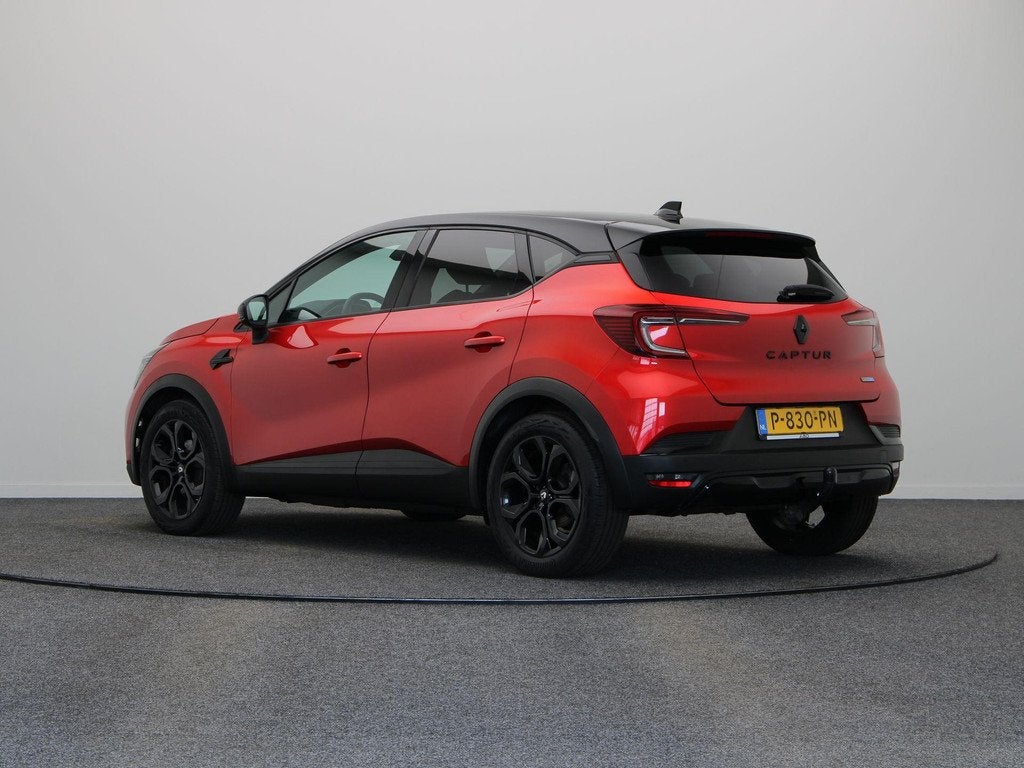 Renault Captur E-Tech Hybrid 145pk Rive Gauche | 1e Eigenaar, Auto's, Gebruikt, 715 kg, Leder en Stof, Origineel Nederlands