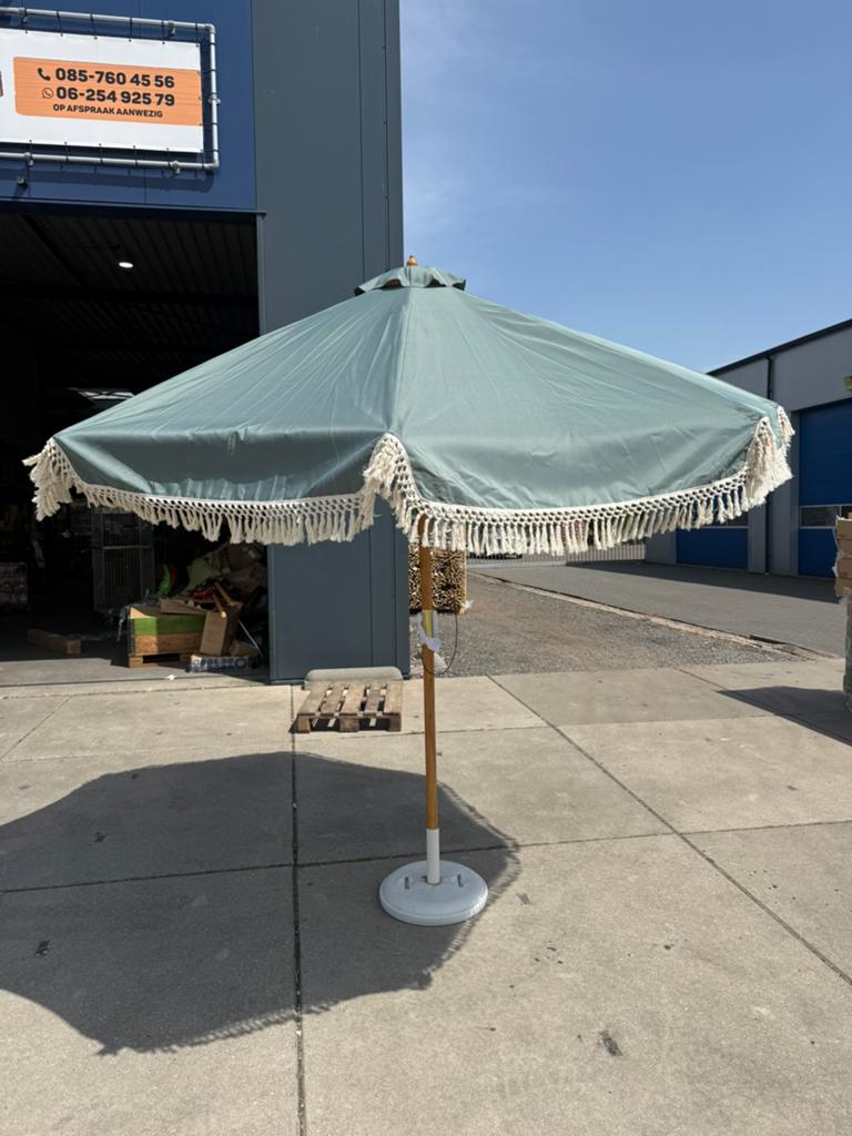 Nieuwe parasols! 3 modellen. 3meter diameter! Groen, oranje, Ophalen, Wr, Nieuw, Wr