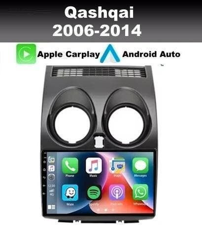 Nissan Qashqai 2006-2014 navigatie android 14 carplay dab+, Auto diversen, Ophalen of Verzenden, Nieuw