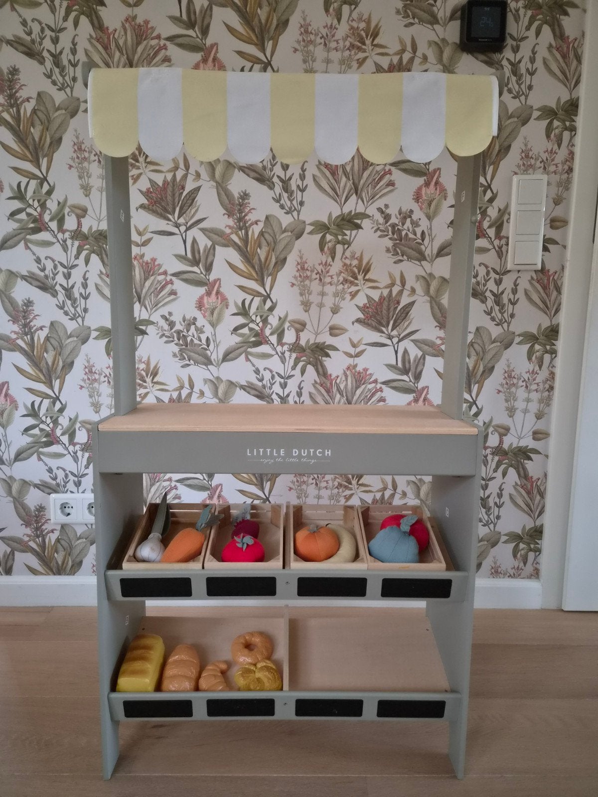 Little Dutch houten marktkraam met accessoires, Ophalen, Zo goed als nieuw, Jongen of Meisje