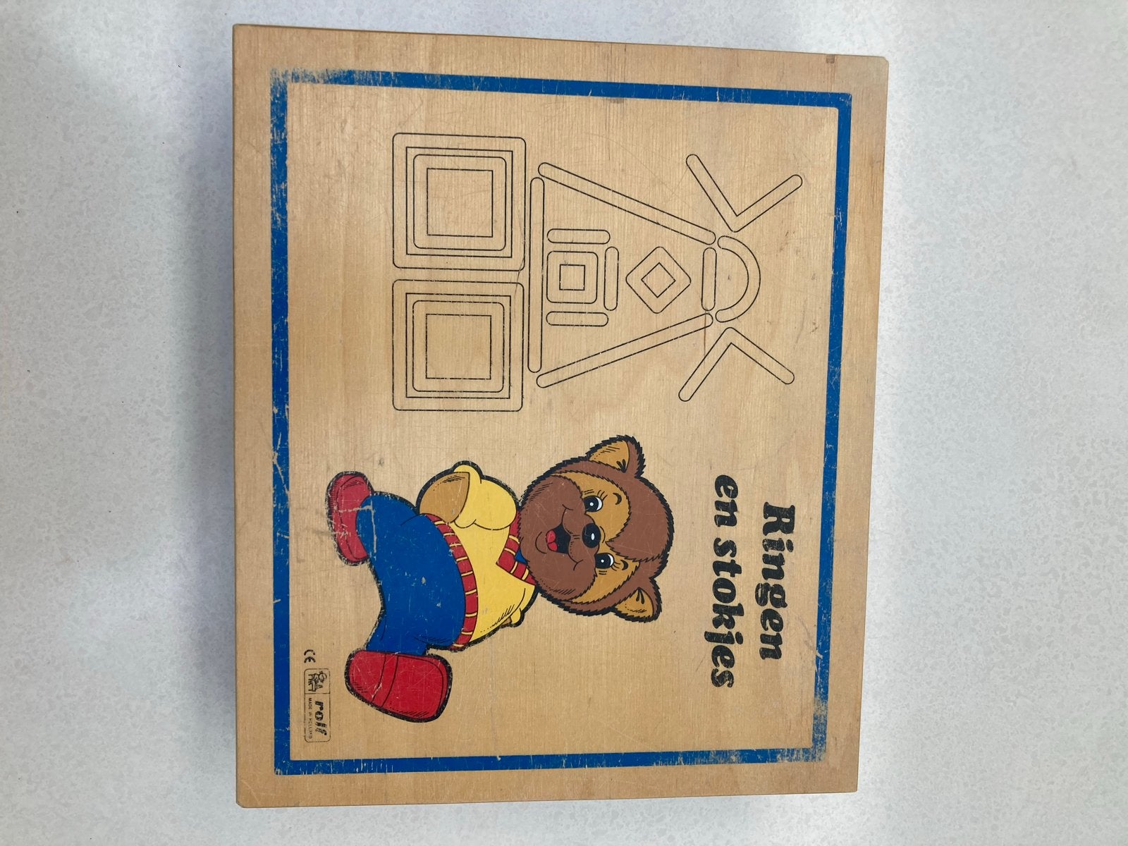 Rolf Montessori Educatief Speelgoed: Ringen en Stokjes, Kinderen en Baby's, Speelgoed | Educatief en Creatief, Ophalen of Verzenden