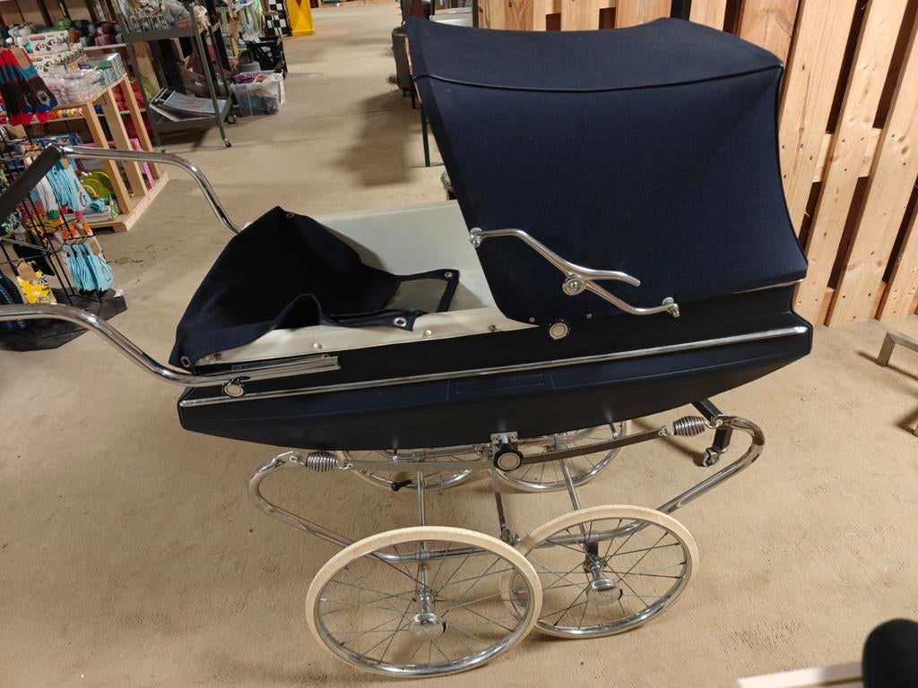 Vintage Kinderwagen - Klassieke Stijl, Gebruikt, Ophalen of Verzenden, Met reiswieg, Kinderwagen