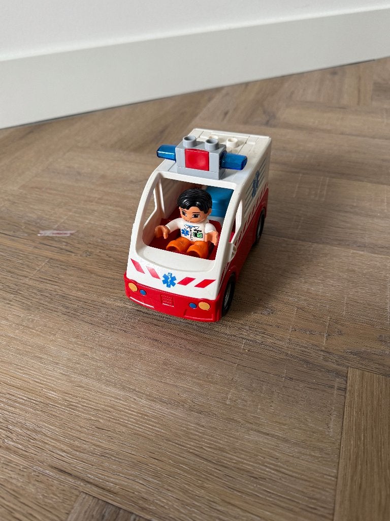 Heel goed vintage Lego Duplo ambulance set 4979 speelgoed, Ophalen of Verzenden, Zo goed als nieuw, Duplo