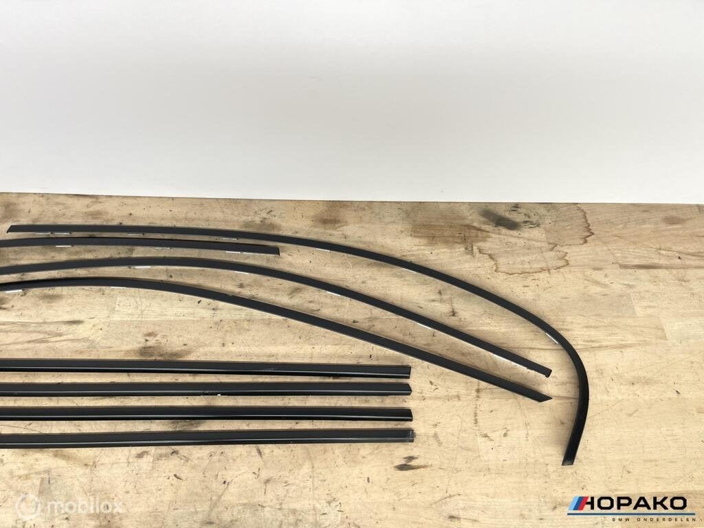 Raamlijsten mat zwart BMW 5 serie E60 - origineel, Gebruikt, Einsteinlaan 5 rijswijk, Bmw, Ophalen of Verzenden