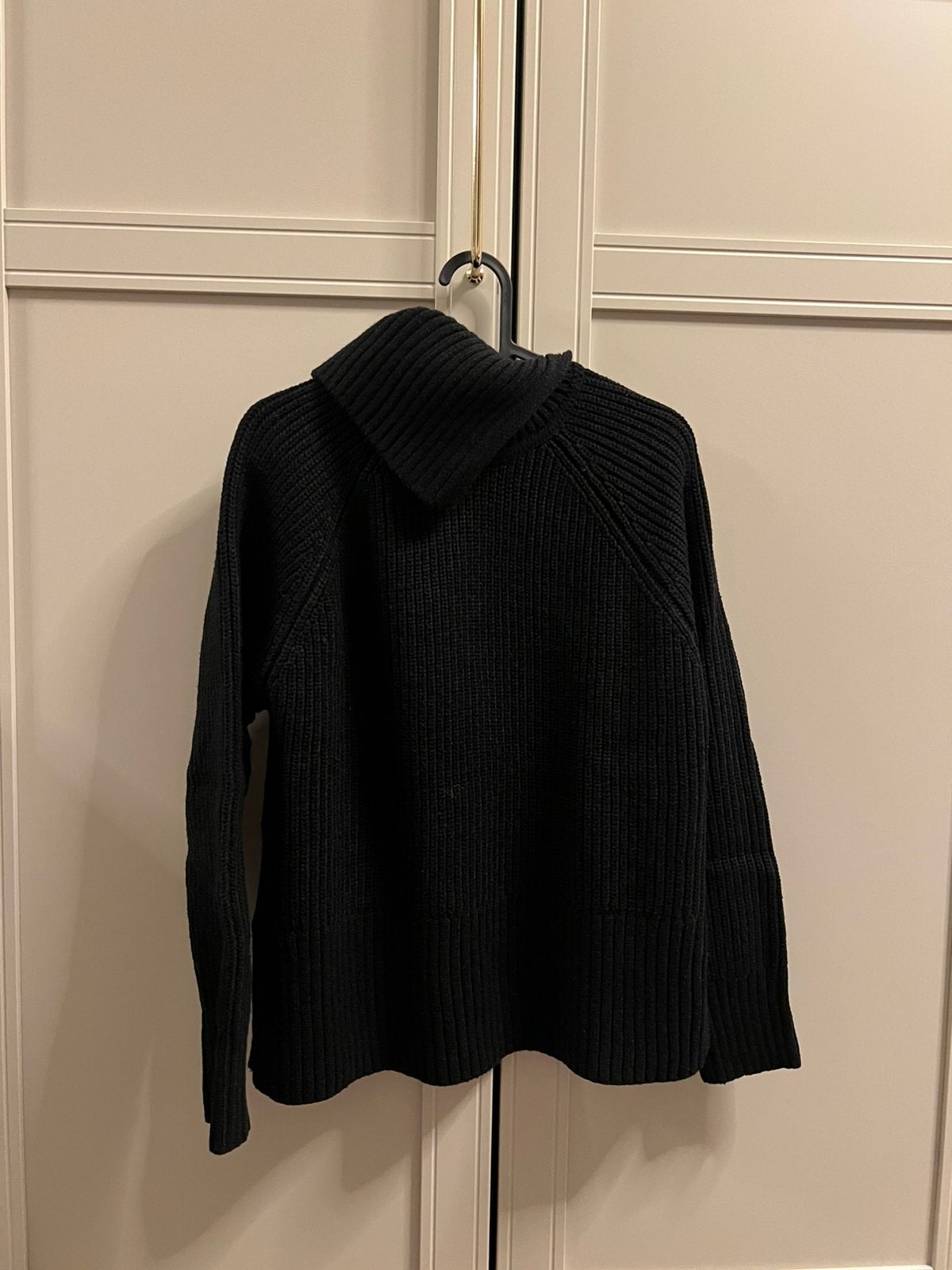 Zara trui sweater S M nieuw gebreid wol mooie kraag zwart, Kleding | Dames, Truien en Vesten, Ophalen of Verzenden, Nieuw, Maat 38/40 (M)