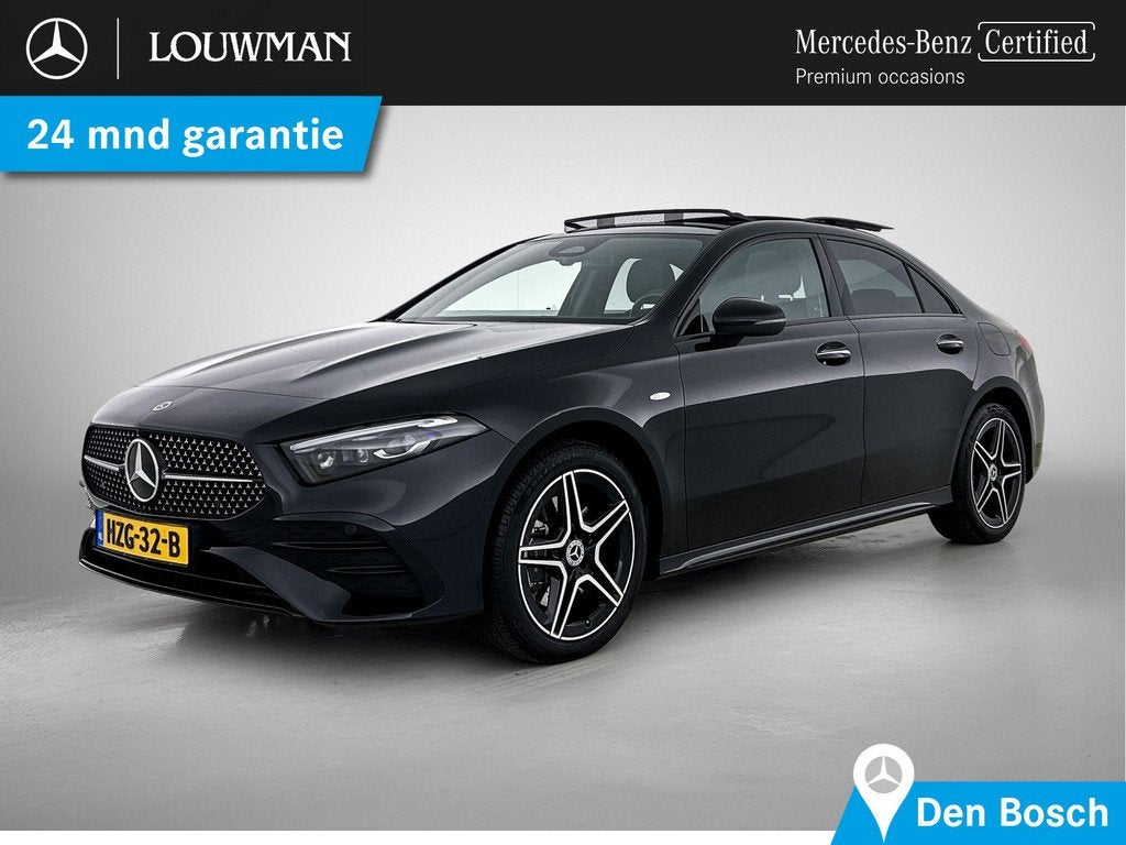 Mercedes-Benz A-Klasse 250 e Business Solution AMG | Trekhaa, Auto's, Mercedes-Benz, 12 maanden, Gebruikt, 4 cilinders, Zwart