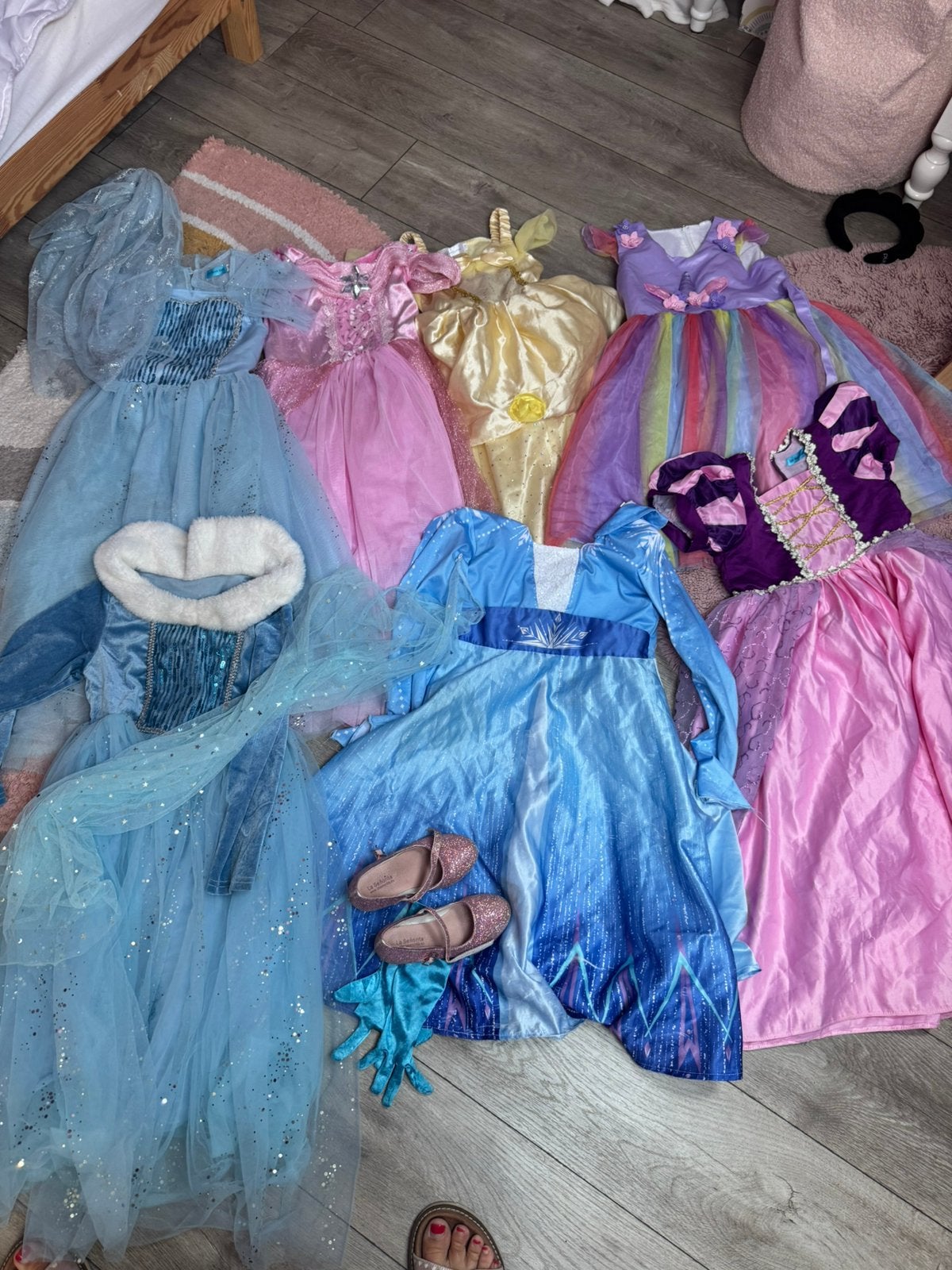 Prachtige verkleed jurken zgn, Kinderen en Baby's, Carnavalskleding en Verkleedspullen, Ophalen of Verzenden, Zo goed als nieuw