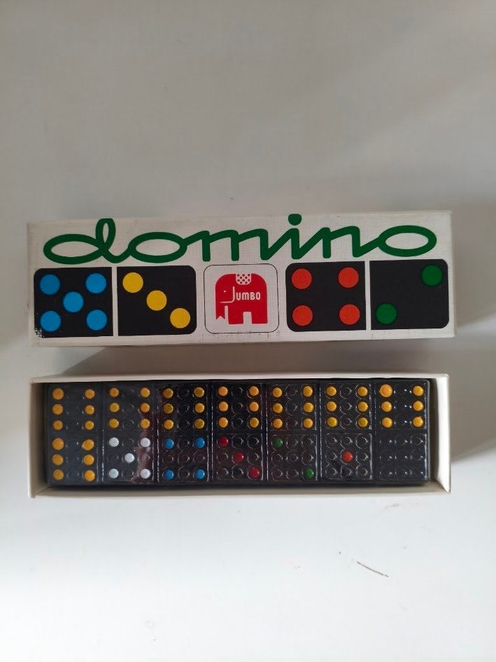 Jumbo domino spel jaren 70/80, Ophalen of Verzenden, Gebruikt, Jumbo