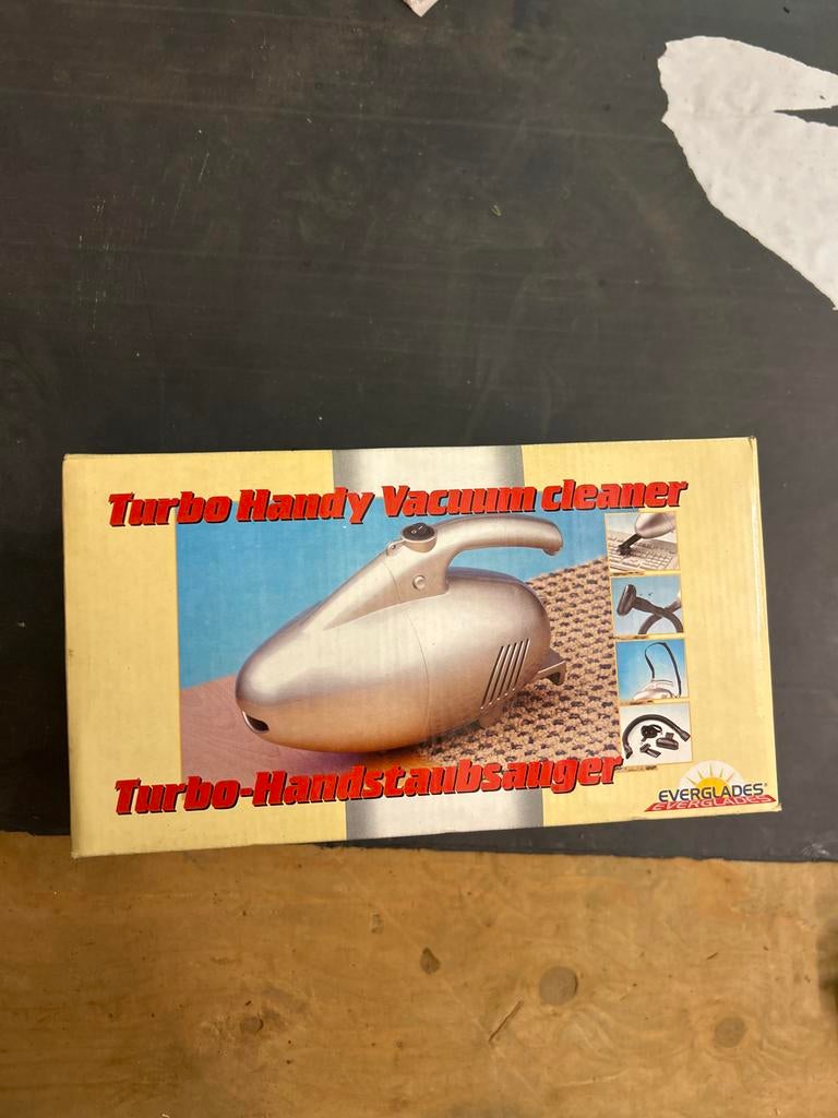 Everglades Turbo Handy Vacuum Cleaner EV 1005, Ophalen, Kruimeldief, Nieuw, Minder dan 1200 watt