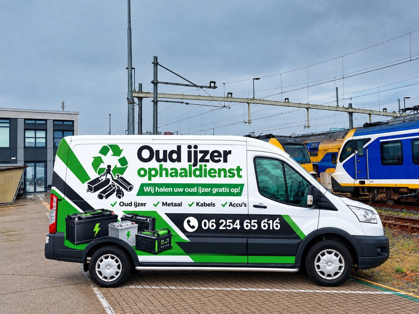 Oud ijzer ophaaldienst - Gratis ophalen van metaal en accu's, Ophalen