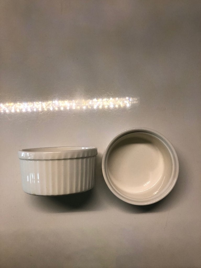 creme brulee schaaltjes (4 stuks), Huis en Inrichting, Keuken | Servies, Ophalen of Verzenden, Zo goed als nieuw, Overige stijlen