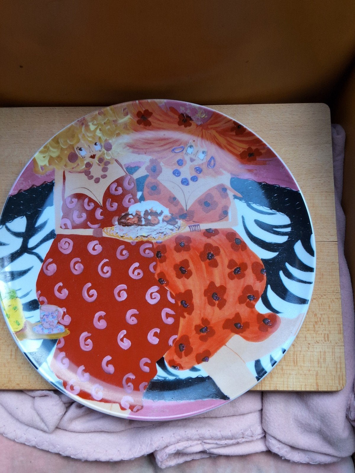 Arty Plate "Happy Girls" Lia Schapendonk - Limited Editi, Ophalen of Verzenden
