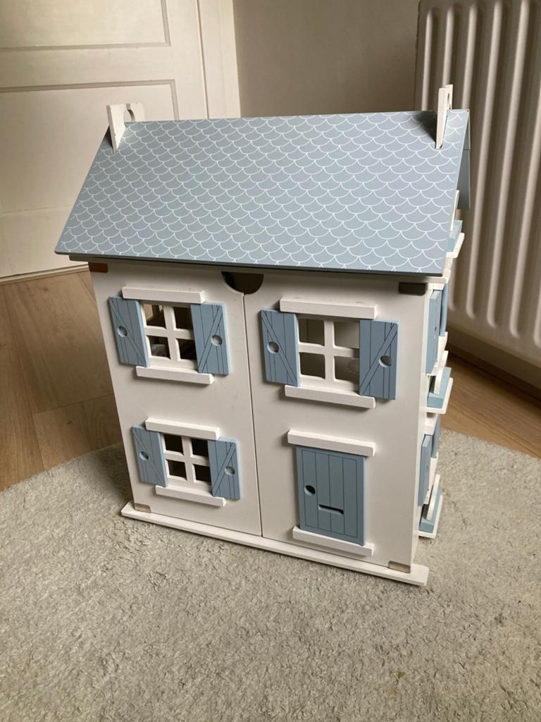 Little Dutch Houten Poppenhuis met Inrichting en Toebehoren, Kinderen en Baby's, Speelgoed | Poppenhuizen, Ophalen, Gebruikt, Poppenhuis