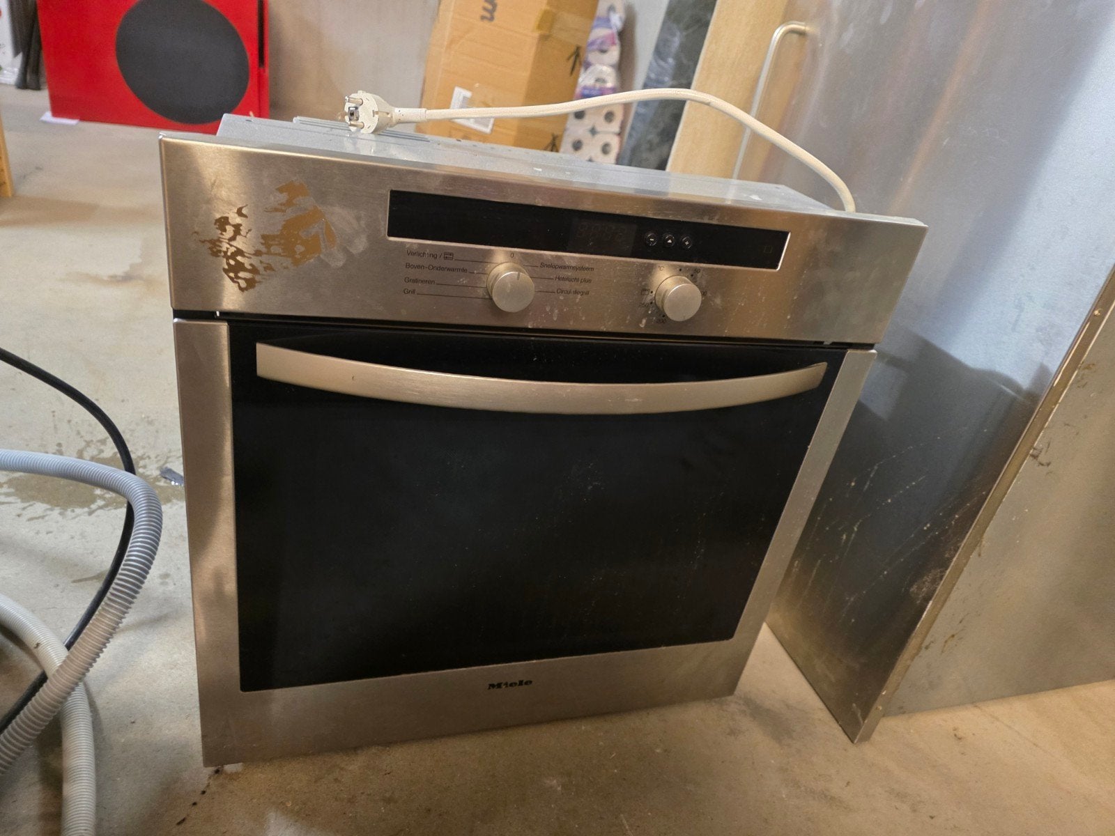 Miele H210 Inbouw Oven - Gebruikt -Uiterlijk dinsdag ophalen, Ophalen, Gebruikt, Oven, Inbouw