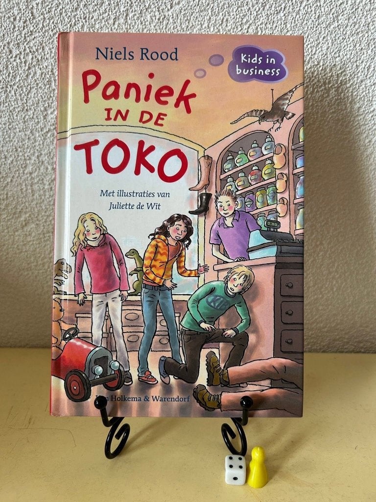 Boek Paniek in de toko - Niels Rood (Kids in business), Fictie algemeen, Ophalen of Verzenden, Zo goed als nieuw, Niels Rood