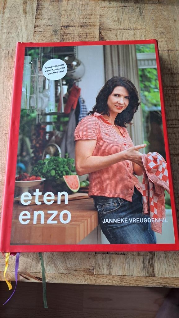 Eten Enzo kookboek van Janneke Vreugdenhil, Ophalen of Verzenden, Zo goed als nieuw