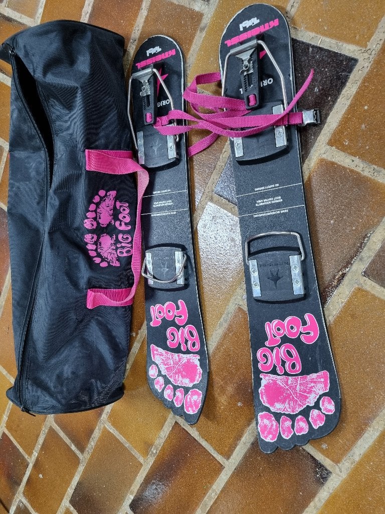 Big foot ski's, Sport en Fitness, Overige merken, Gebruikt, Ophalen of Verzenden, Minder dan 100 cm