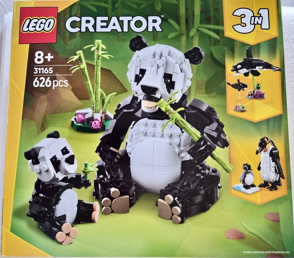 Lego 31165 Wild Animals: Panda Family uit 2024 - Nieuw!, Lego, Nieuw, Ophalen of Verzenden, Ongeopend/sealed