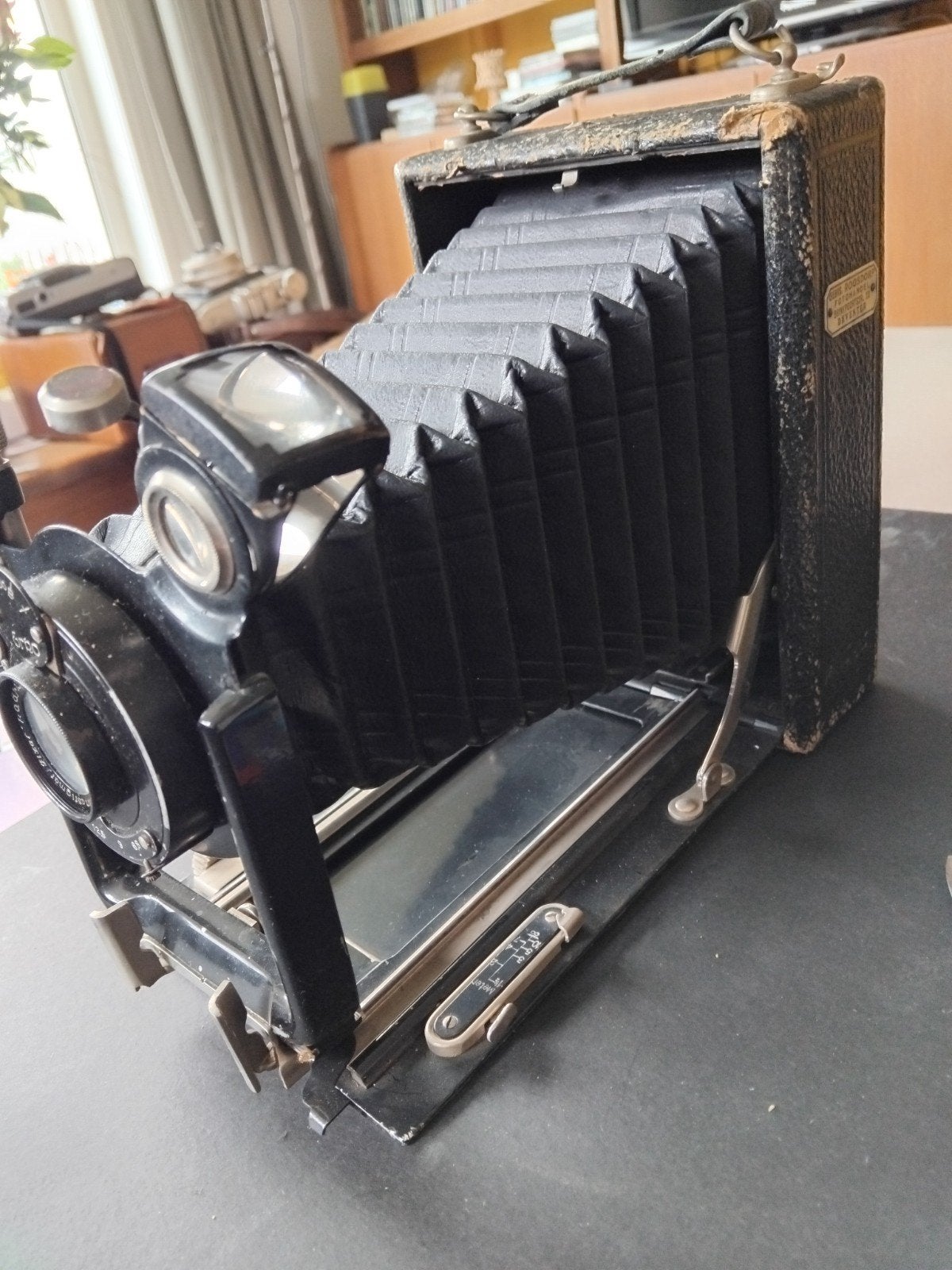 Antieke Erbo Balgcamera - Vintage Fotocamera, Audio, Tv en Foto, Fotocamera's Analoog, Ophalen of Verzenden, Gebruikt, Compact