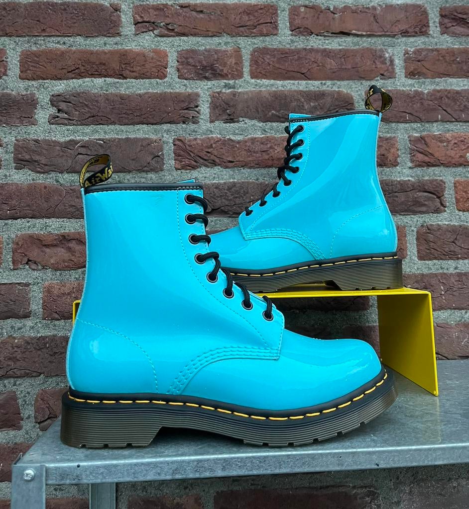 Dr. Martens 1460 Patent turqoise maat 40, Dr. Martens, Overige kleuren, -, -