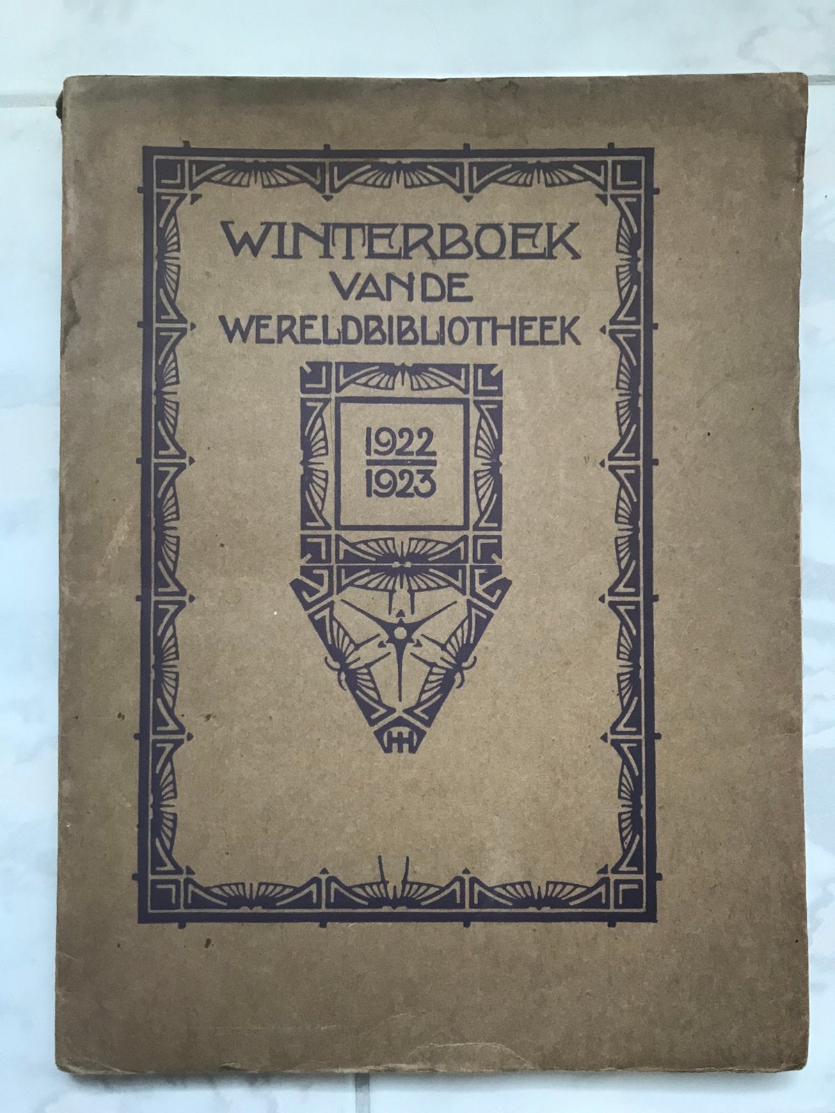 Winterboek van de Wereldbibliotheek 1922-1923, 1e druk. Mooi, Ophalen of Verzenden, Timmermans, Felix