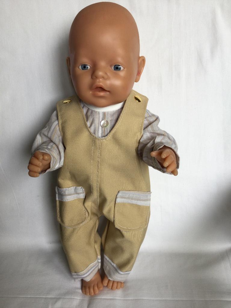 Poppenkleren voor 43cm babypop jongen, Ophalen of Verzenden, Nieuw, Babypop