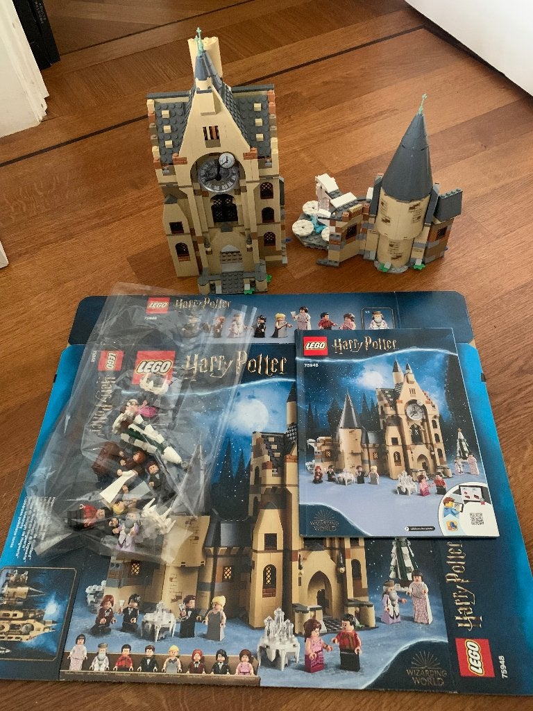 Lego Harry Potter klokkentoren 75948 met doos, Lego, Harry Potter, Ophalen of Verzenden, Zo goed als nieuw