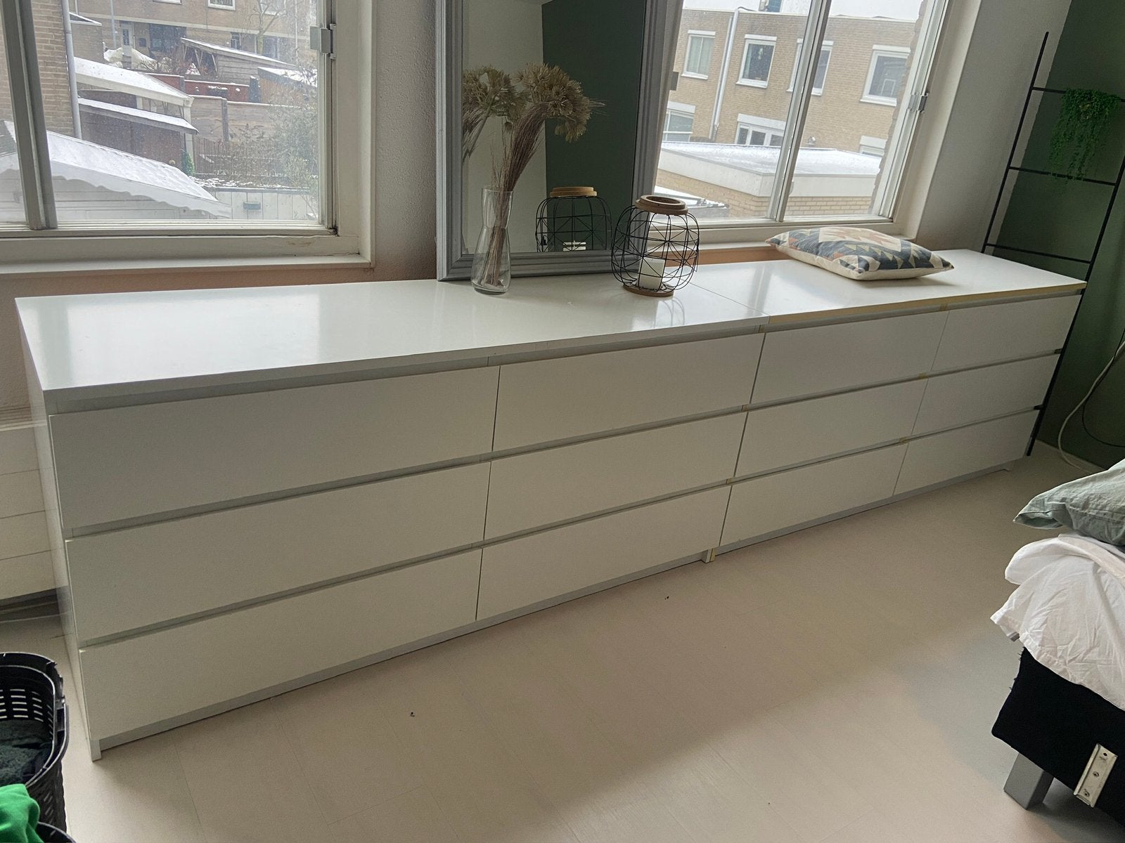2x Malm Ladekast 6 lades, Zo goed als nieuw, Minder dan 100 cm, 25 tot 50 cm, 50 tot 100 cm