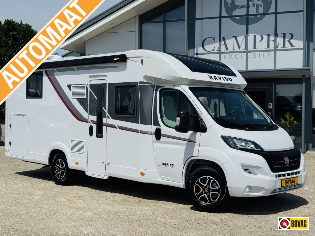 Rapido 696 F Automaat Nieuwstaat Face to Face 2025, Ringverwarming, Fiat, 7 tot 8 meter, Bedrijf