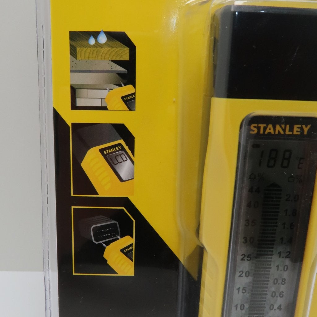 Satanley Vochtmeter | Nieuw in Verpakking, Stanley, Gebruikt, Support@stanley.com, 1000 Stanley Drive, New Britain, 
CT 06053
USA