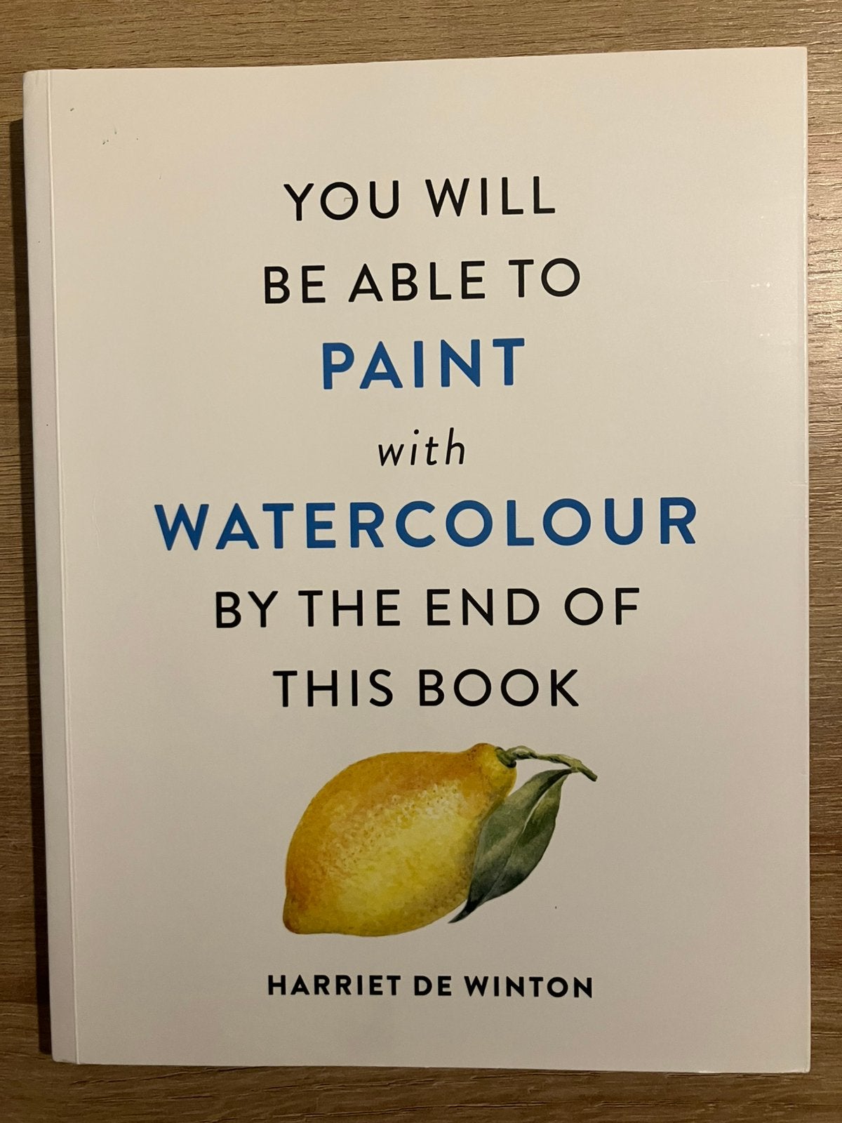 Aquarelboek stap voor stap van Hariet de Winton, Hobby en Vrije tijd, Schilderen, Ophalen of Verzenden, Zo goed als nieuw