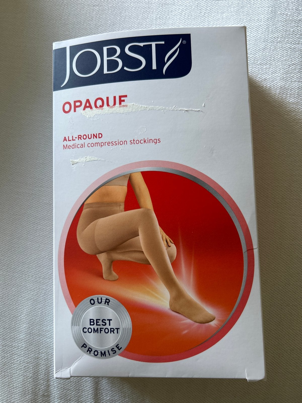 JOBST Opaque compressiekousen - Zwart - Maat 4/L, Zwart, Ophalen of Verzenden, Panty, Maat 44/46 (L)