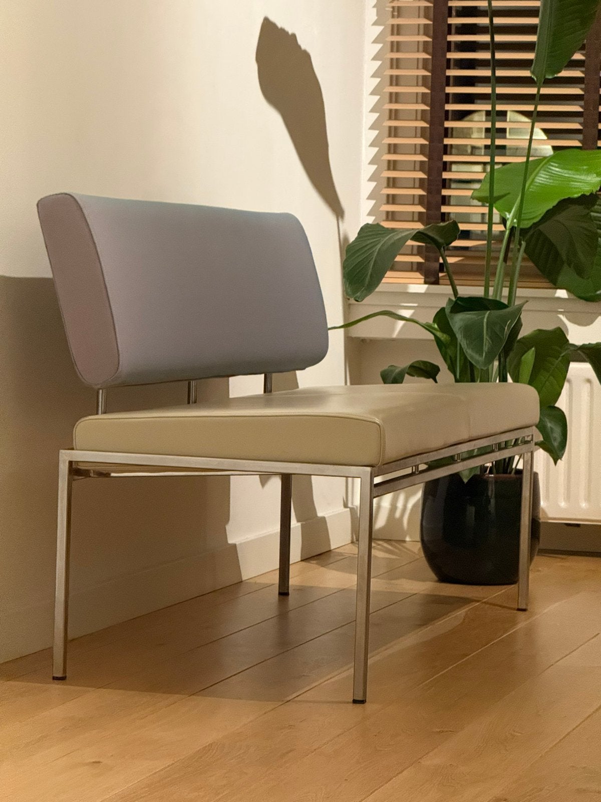 Harvink Troef individuele design eetkamerbank 140cm, Minder dan 75 cm, Tweepersoons, Ophalen of Verzenden, Zo goed als nieuw
