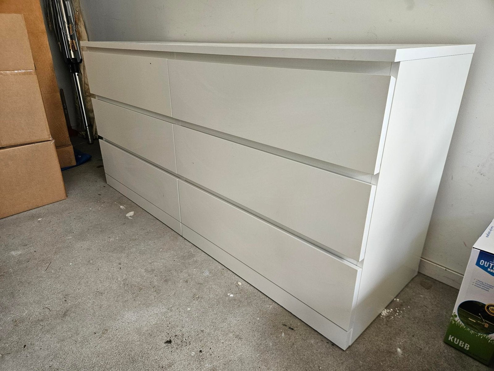 Ikea MALM ladekast wit, Ophalen, Gebruikt