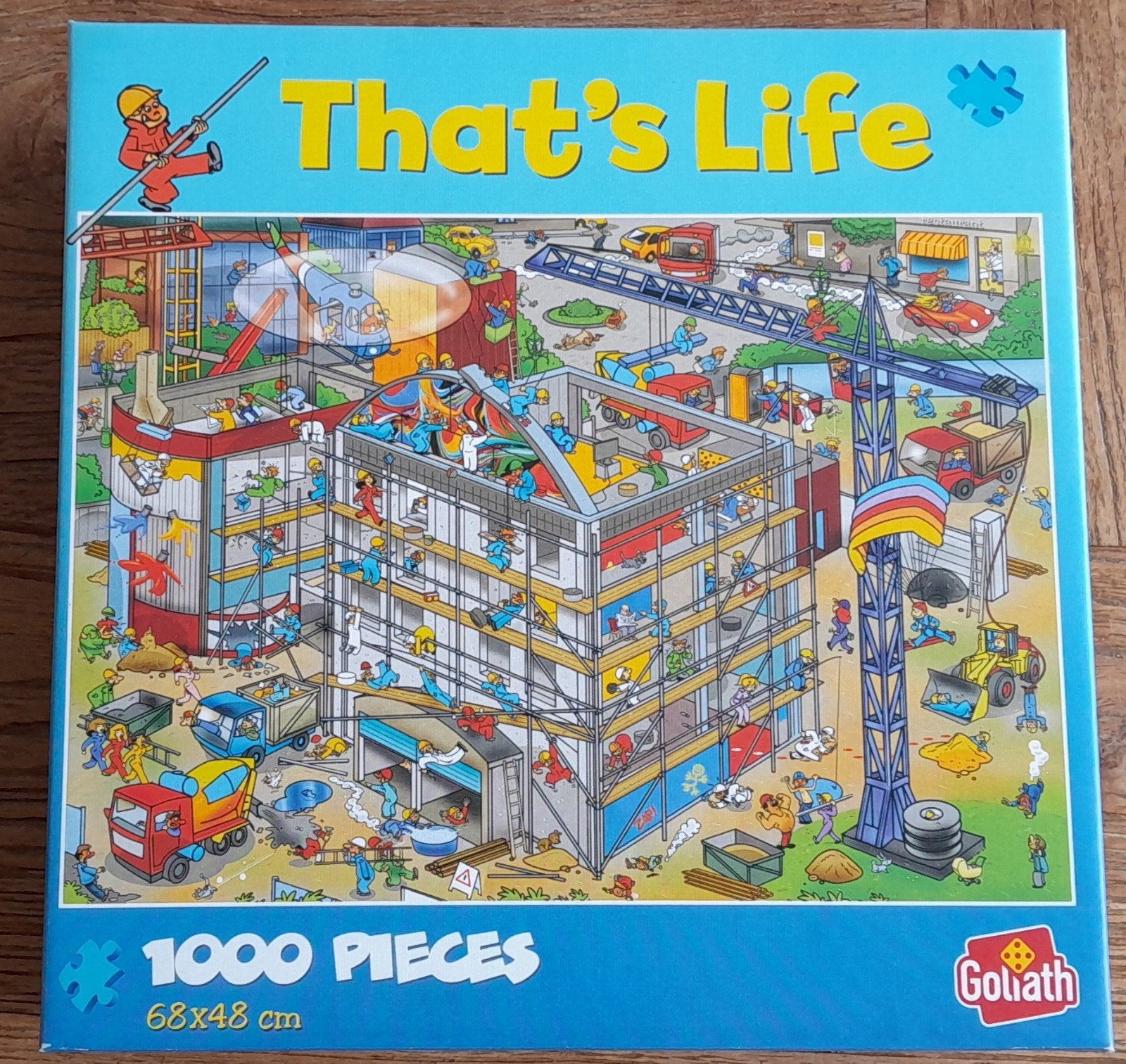 Goliath That's Life Legpuzzel 1000 Stukjes Bouwplaats, Ophalen of Verzenden, Meer dan 50 stukjes, Gebruikt, 6 jaar of ouder