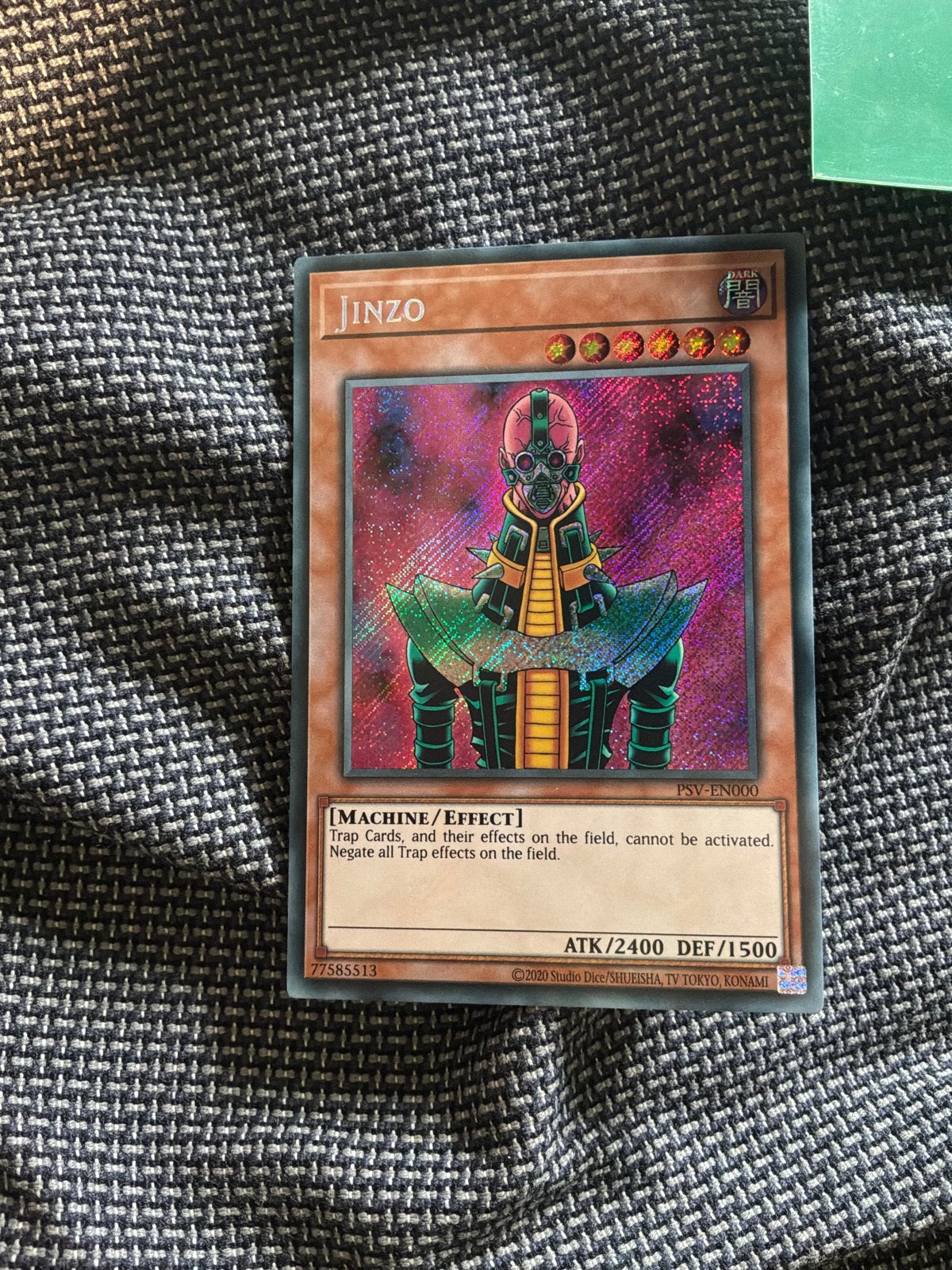Yu-Gi-Oh! Jinzo PSV-EN000 Secret Rare, Verzamelen, Speelgoed, Zo goed als nieuw, Verzenden