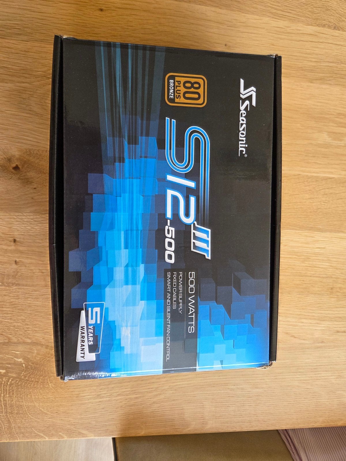 Seasonic S12III 500W 80 PLUS Bronze Voeding, Computers en Software, Interne voedingen, Ophalen, Zo goed als nieuw