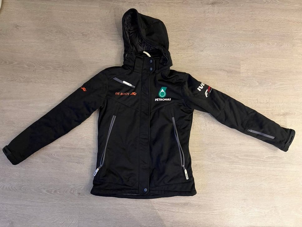 Team De Rooy Petronas IVECO - Softshell Winterjas dames, Ophalen of Verzenden, Zo goed als nieuw, Maat 36 (S), Zwart