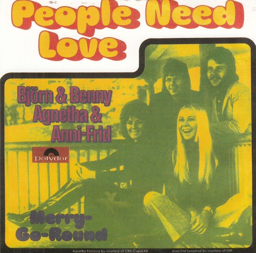 ABBA - 1999 - CD-SINGLE - People Need Love - Zeldzaam, Ophalen of Verzenden, Zo goed als nieuw, Pop, Reissue