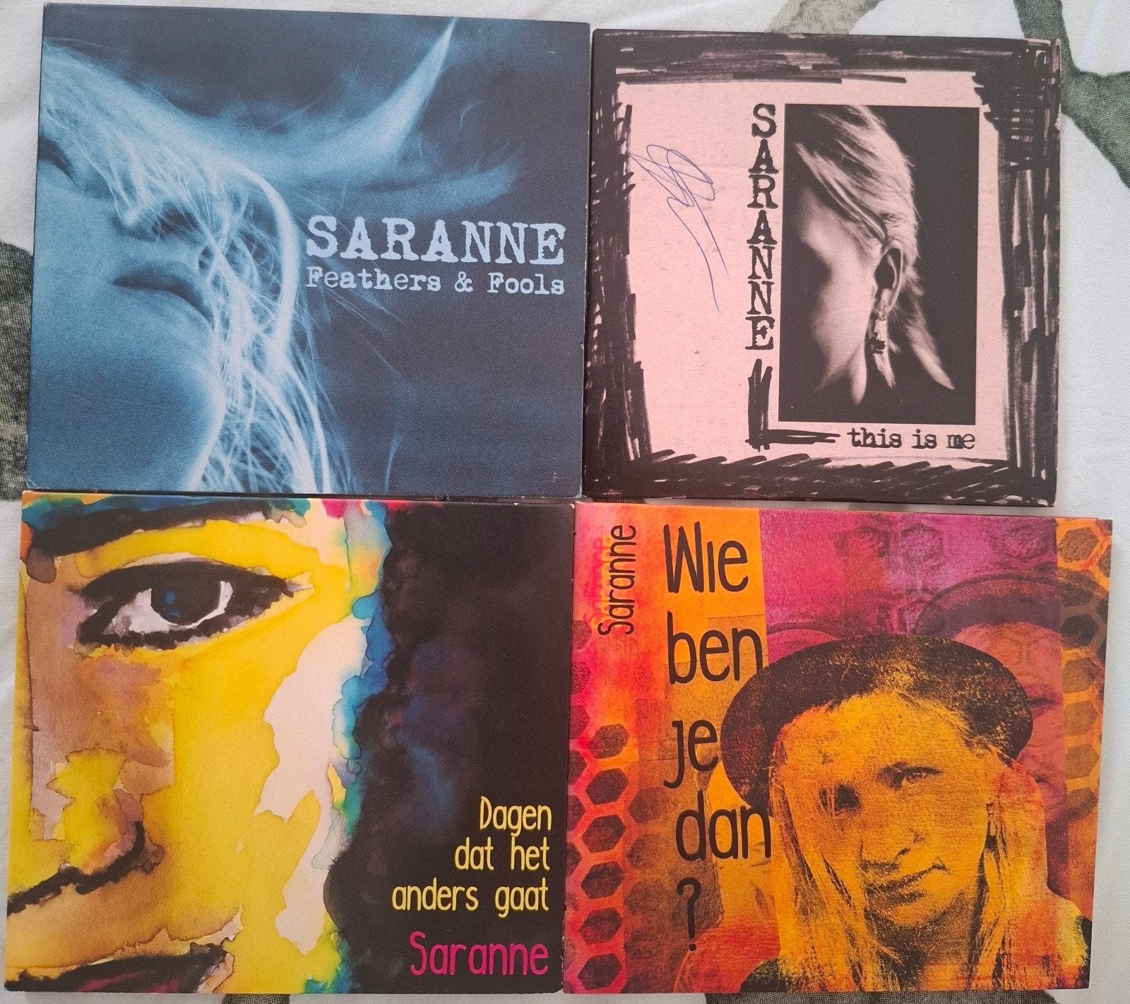 4 cd's Saranne (singer songwriter uit Nijmegen), Verzenden, Zo goed als nieuw