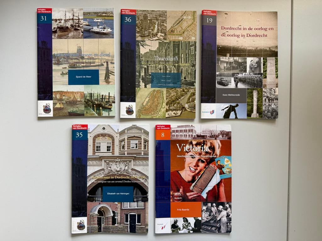Verhalen van Dordrecht - Set van 5 ongelezen edities, Ophalen of Verzenden, 20e eeuw of later, Nieuw