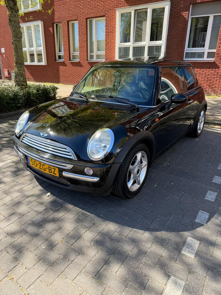 Mini 2003 Zwart, Auto's, Mini, Particulier, Benzine, Hatchback, Geïmporteerd, Zwart, Ophalen