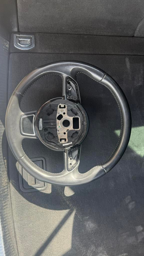 Audi lederen sport stuur A1/A3/A4/A5/A6/Q5, Auto-onderdelen, Besturing, Ophalen of Verzenden, Gebruikt, Audi