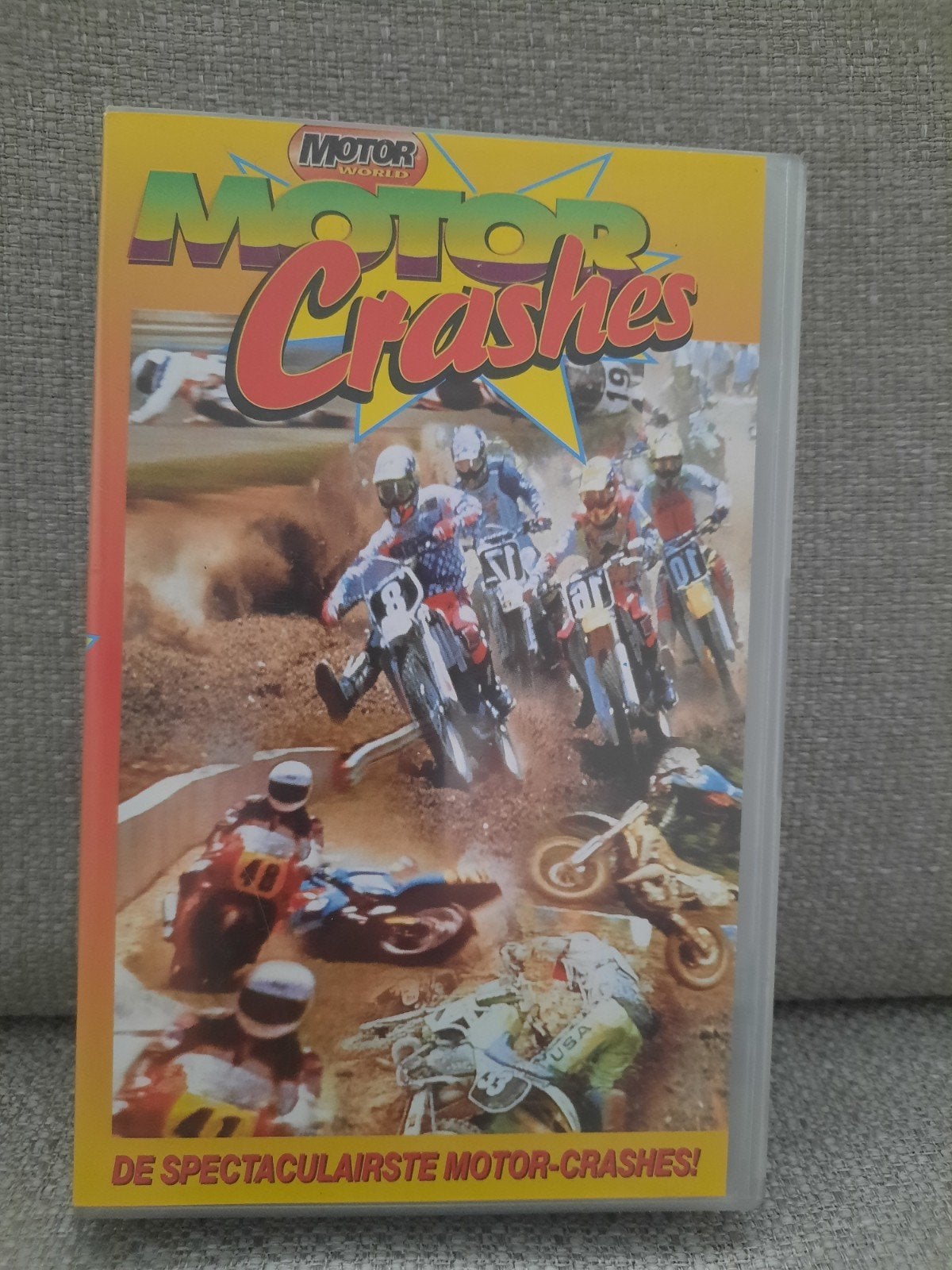 Videoband 'Motorcrashes', Cd's en Dvd's, VHS | Film, Alle leeftijden, Ophalen of Verzenden, Gebruikt