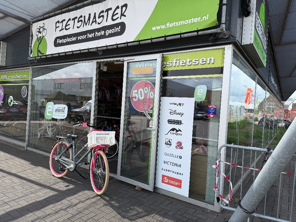 FIETSMASTER 28 INCH BATAVUS BUB RB3 WIT ROZE TRANSPORTFIETS, Versnellingen, Batavus, Ophalen of Verzenden, Zo goed als nieuw