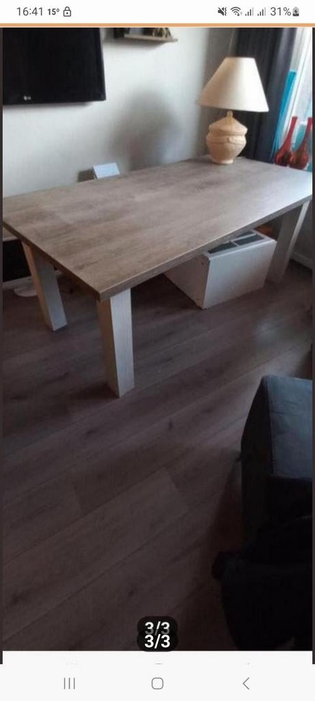Salon tafel en eettafel en kast, Ophalen of Verzenden