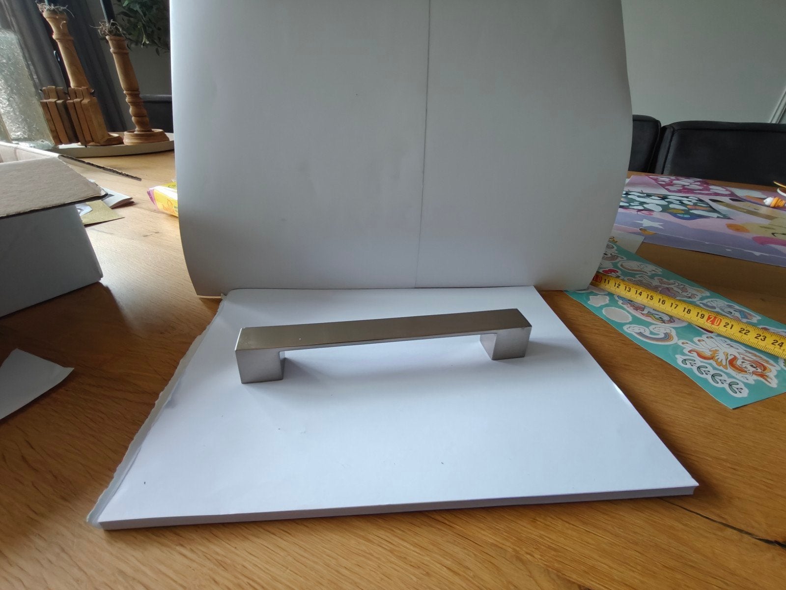 Rvs handgreep vierkant, Huis en Inrichting, Ophalen of Verzenden, Minder dan 25 cm, Minder dan 50 cm, Minder dan 100 cm