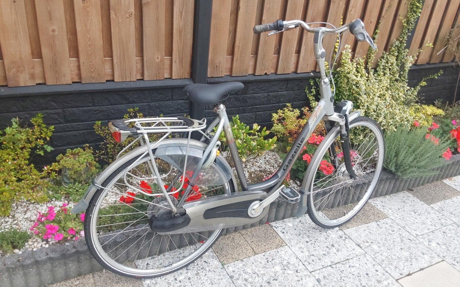 -Gazelle Orange damesfiets  57cm, Fietsen en Brommers, Fietsen | Dames | Damesfietsen, Ophalen, Gebruikt, Versnellingen, 56 cm of meer